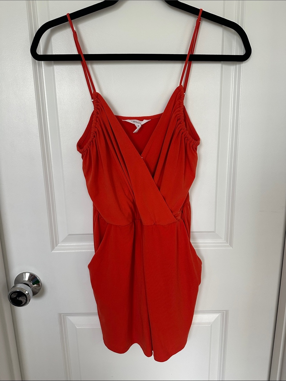 Bright Orange BCBGeneration Sleeveless Romper size XS